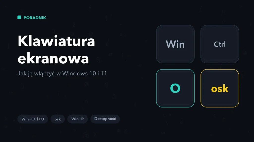 Klawiatura ekranowa Windows – jak ją włączyć i wyłączyć 1 Klawiatura ekranowa Windows – jak ją włączyć i wyłączyć
